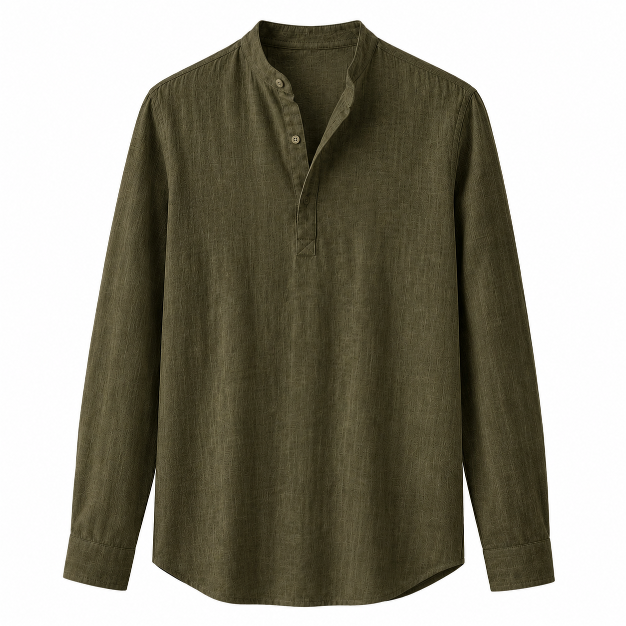 CASUAL LINEN HENLEY CASUAL LINEN HENLEY