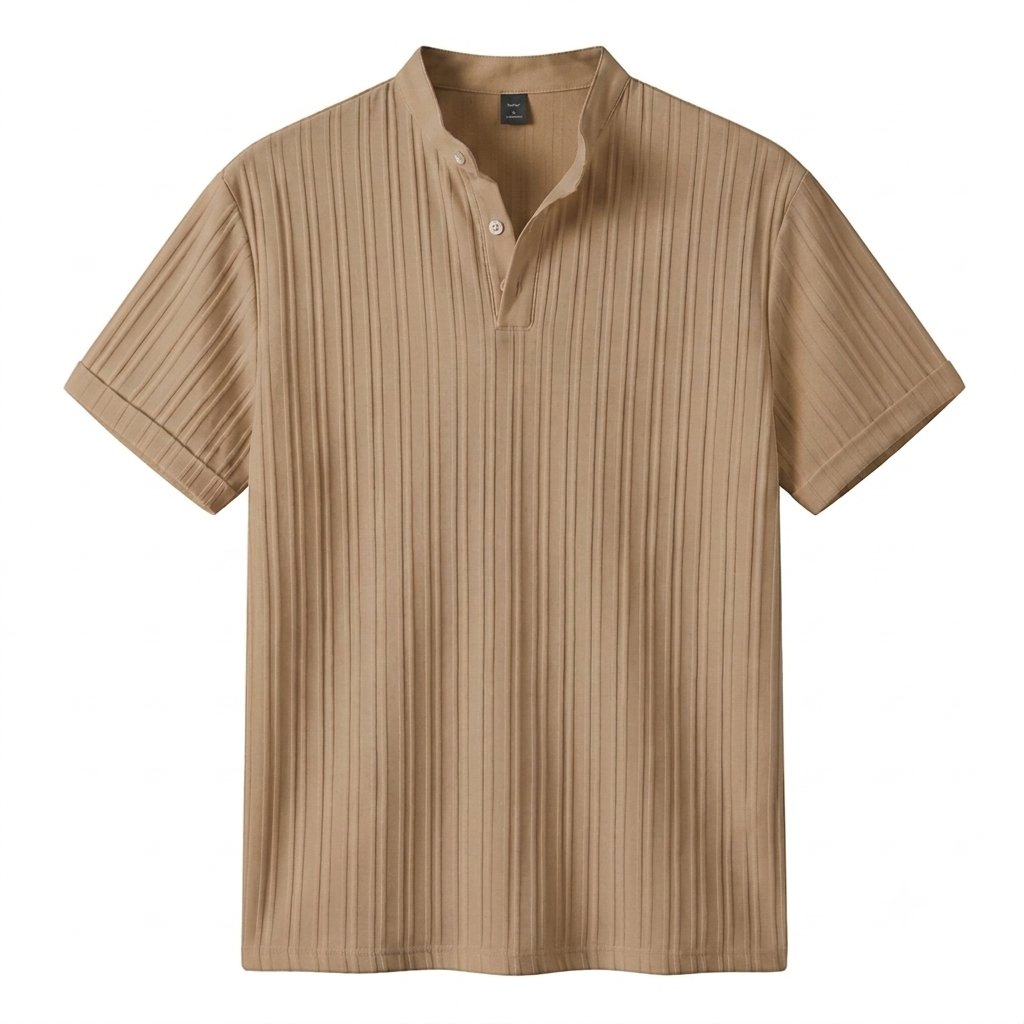 HAWAIIAN LINEN HENLEY HAWAIIAN LINEN HENLEY