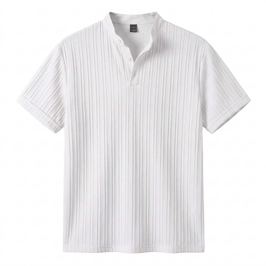 HAWAIIAN LINEN HENLEY HAWAIIAN LINEN HENLEY