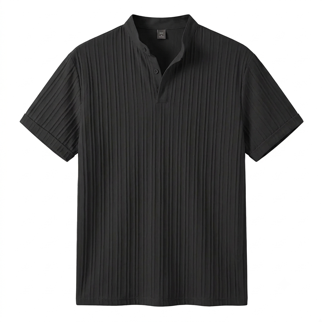HAWAIIAN LINEN HENLEY HAWAIIAN LINEN HENLEY