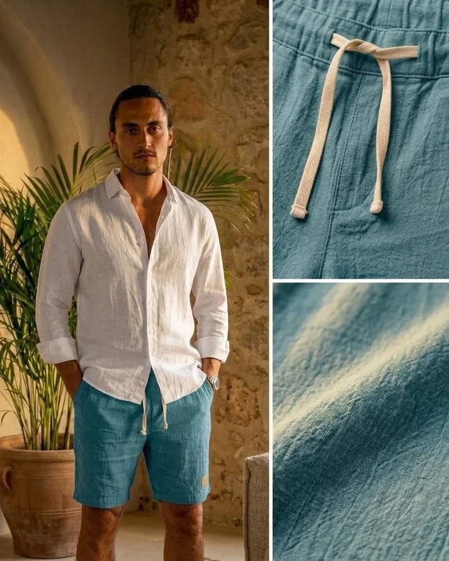 RETRO LINEN SHORTS RETRO LINEN SHORTS