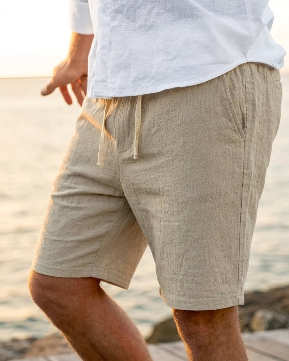 OLD MONEY LINEN SHORTS