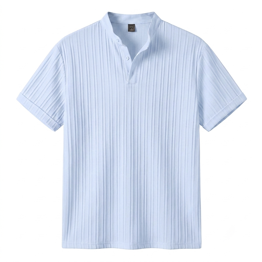 HAWAIIAN LINEN HENLEY HAWAIIAN LINEN HENLEY