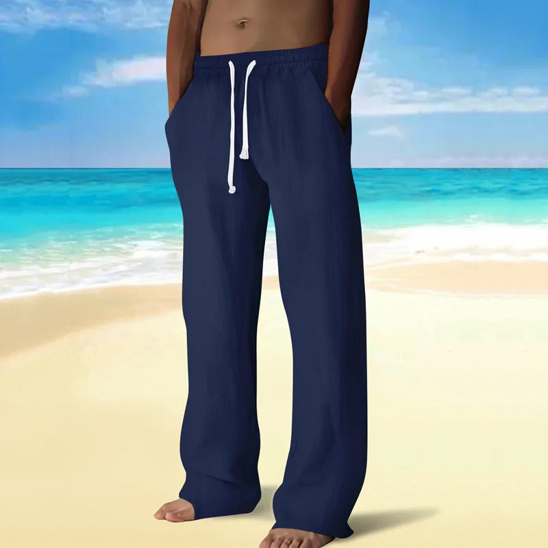CLASSIC LINEN TROUSERS