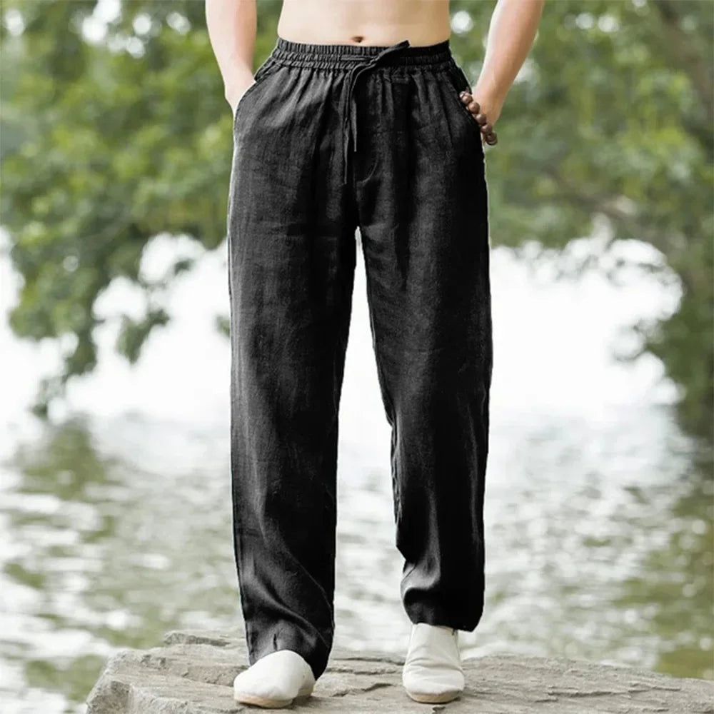 RELAXED LINEN JOGGERS