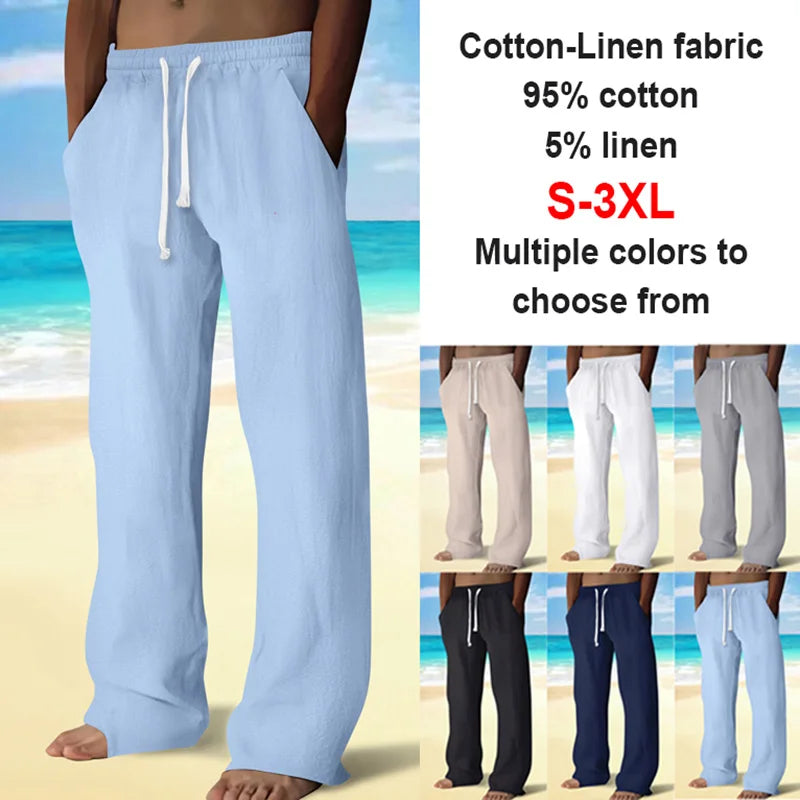 CLASSIC LINEN TROUSERS