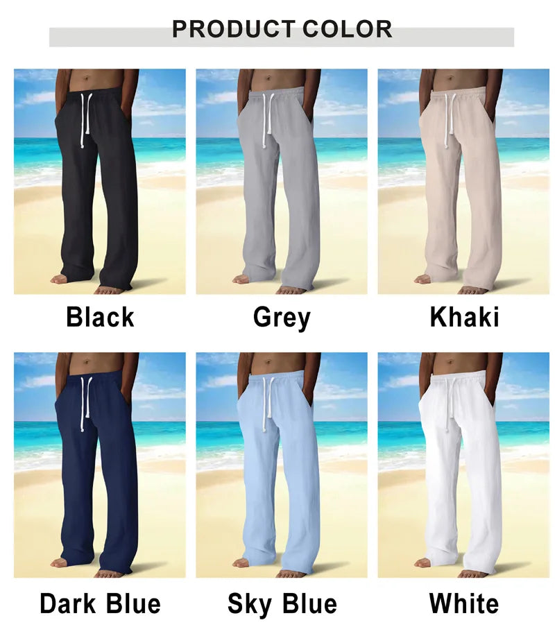 CLASSIC LINEN TROUSERS