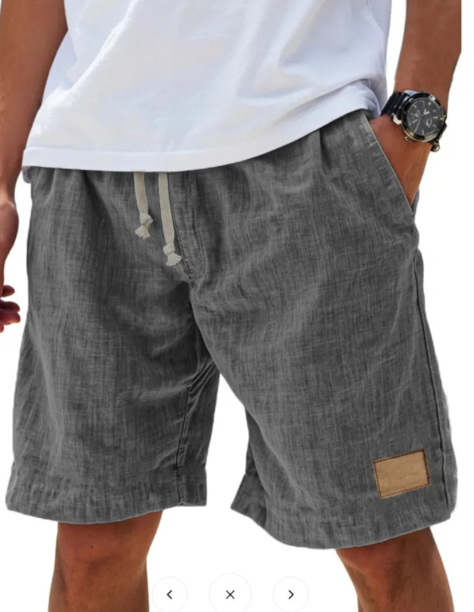RETRO LINEN SHORTS