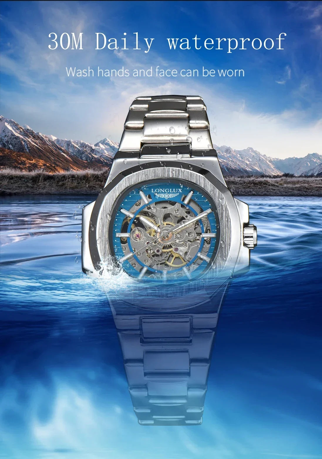 EXECUTIVE SKELETON WATCH