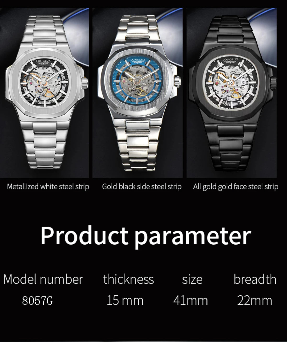 EXECUTIVE SKELETON WATCH