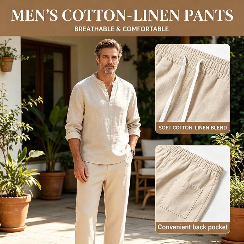 CLASSIC LINEN TROUSERS