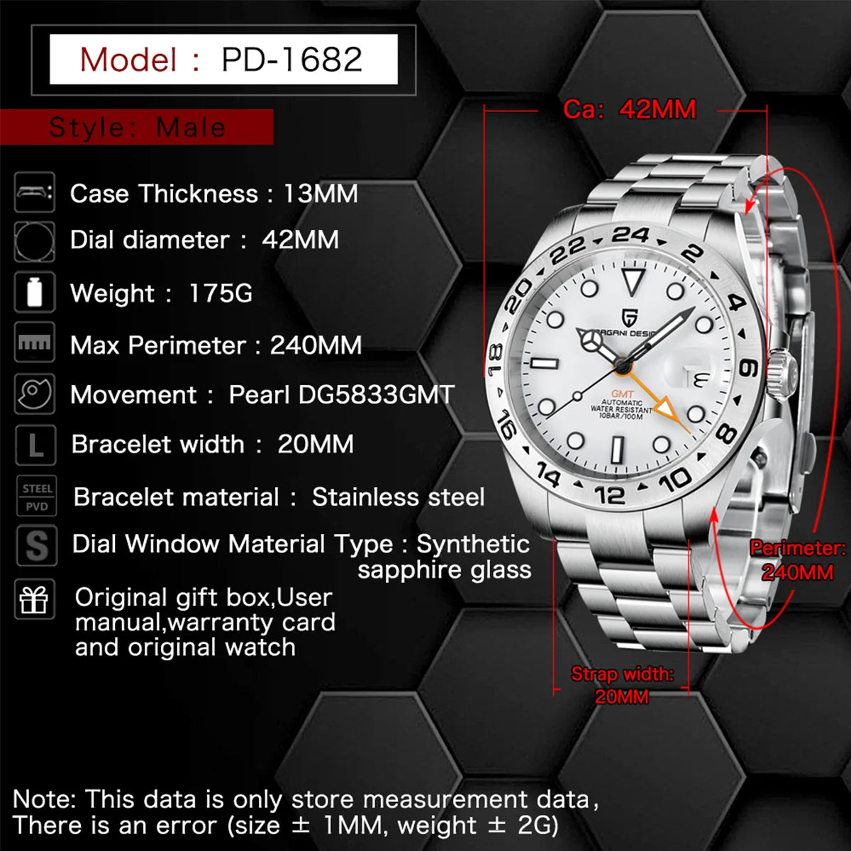 PREMIUM GMT WATCH SAPPHIRE