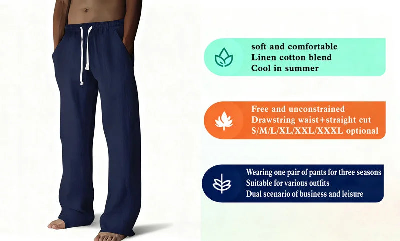 CLASSIC LINEN TROUSERS
