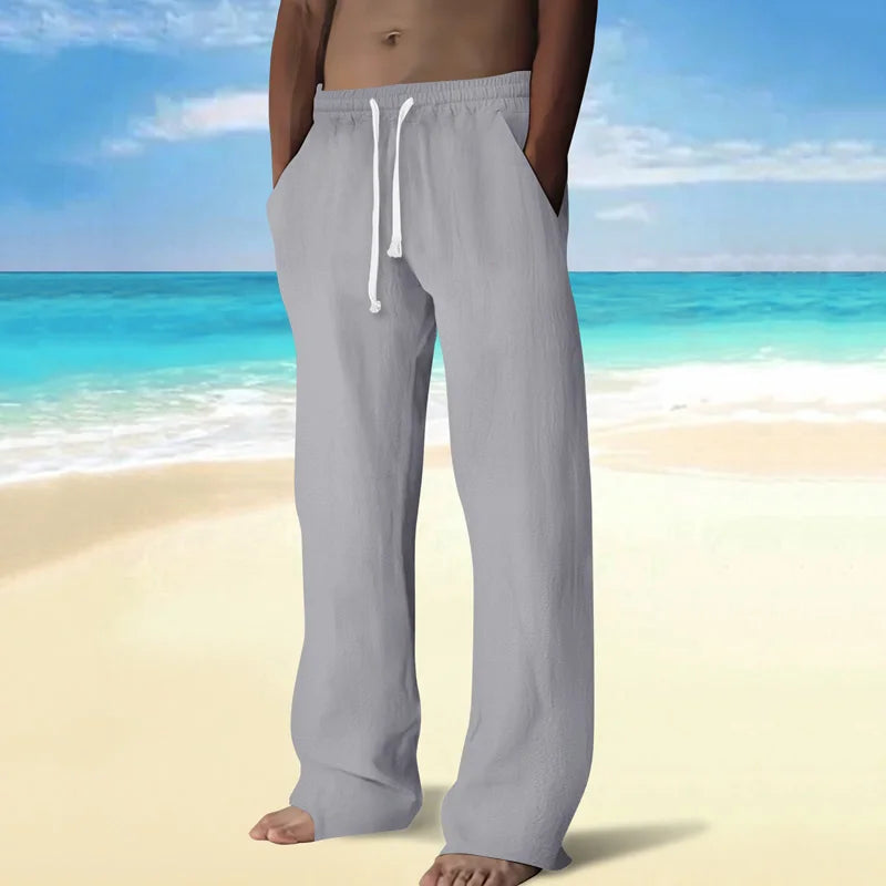 CLASSIC LINEN TROUSERS