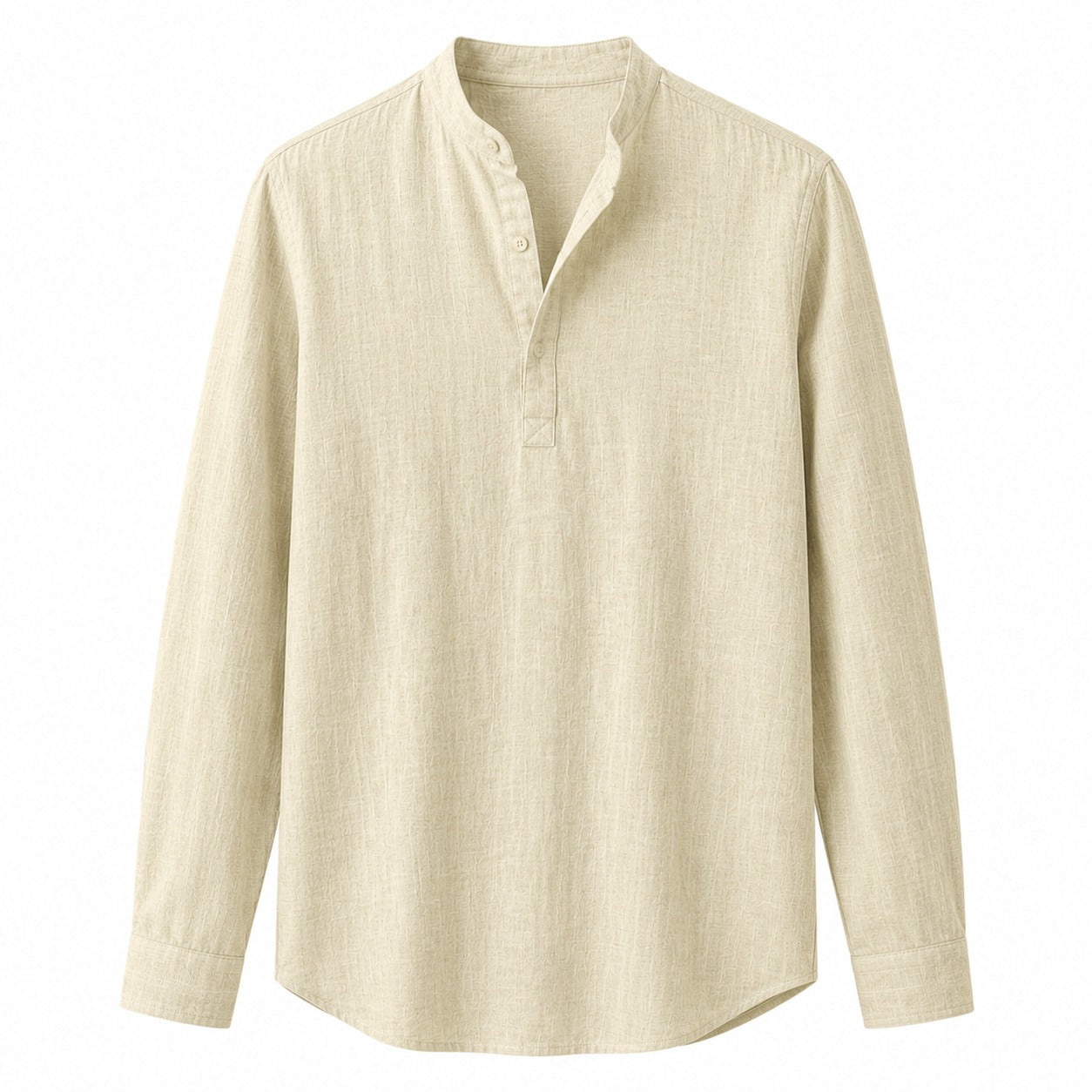CASUAL LINEN HENLEY CASUAL LINEN HENLEY