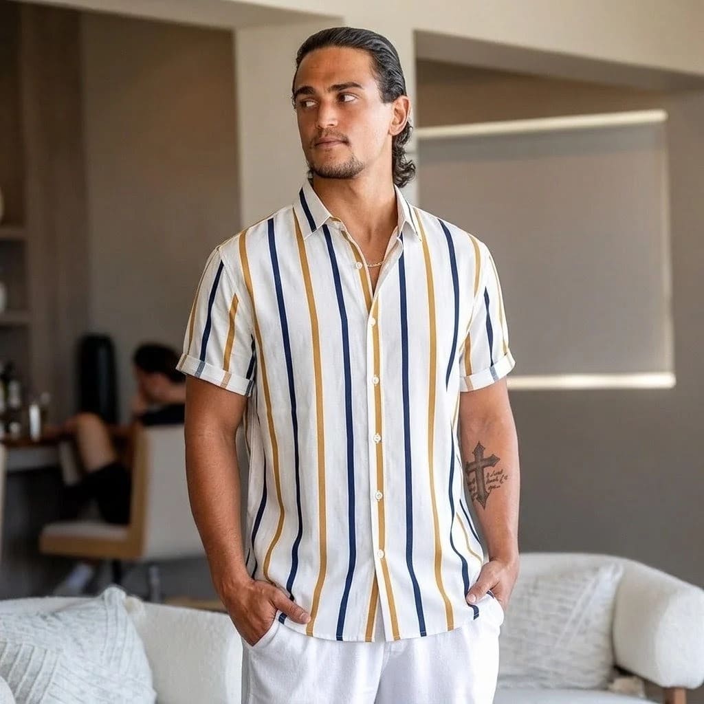 VINTAGE STRIPED SHIRT VINTAGE STRIPED SHIRT