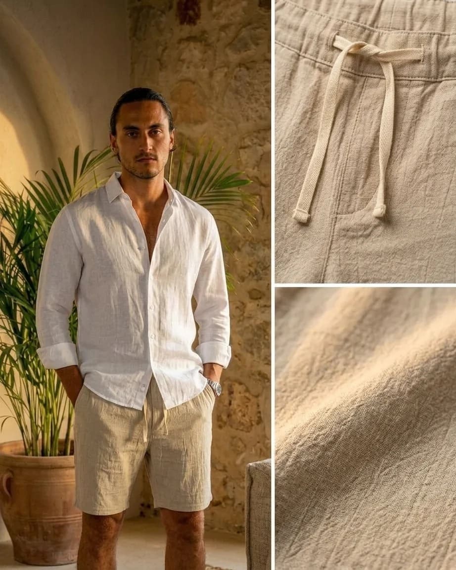 OLD MONEY LINEN SHORTS OLD MONEY LINEN SHORTS